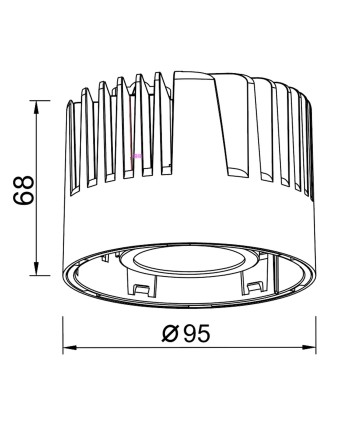 SUNSET * 20/30W Heat Sink